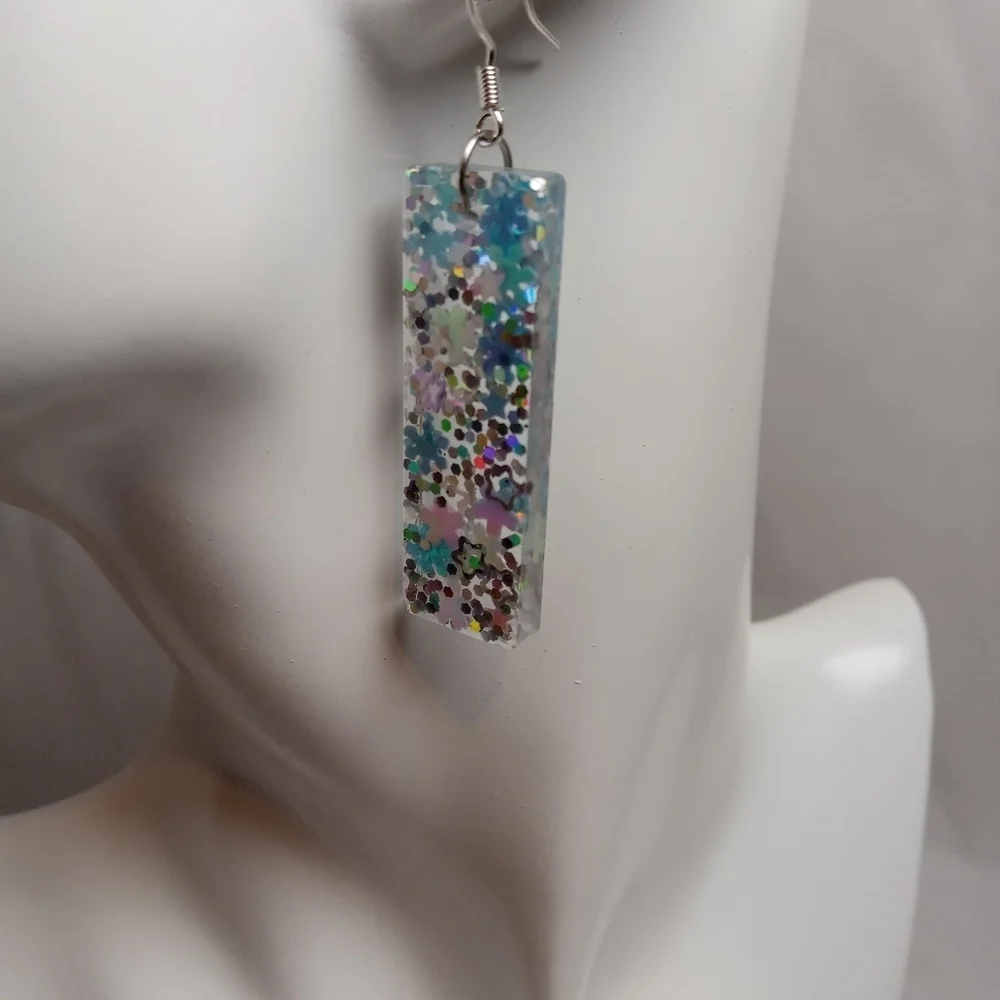Colorful Star Dangle Earrings